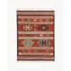 Tappeto Kilim In Lana Tessuto A Mano Zohra