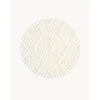 Tappeto Rotondo In Cotone Con Struttura In Rilievo Ziggy