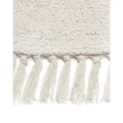 Tappeto Rotondo In Cotone Fatto A Mano Con Frange Daya