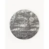 Tappeto Rotondo Vintage In Cotone Tessuto A Mano Luise