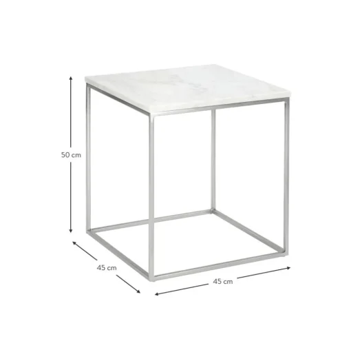 Tavolino Con Piano In Marmo Alys