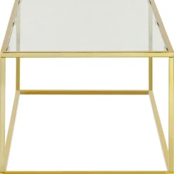 Tavolino Da Salotto Con Piano In Vetro Maya