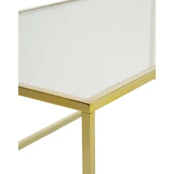 Tavolino Da Salotto Con Piano In Vetro Maya