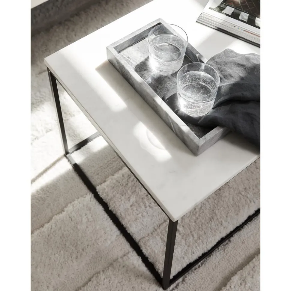 Tavolino Da Salotto In Marmo Alys