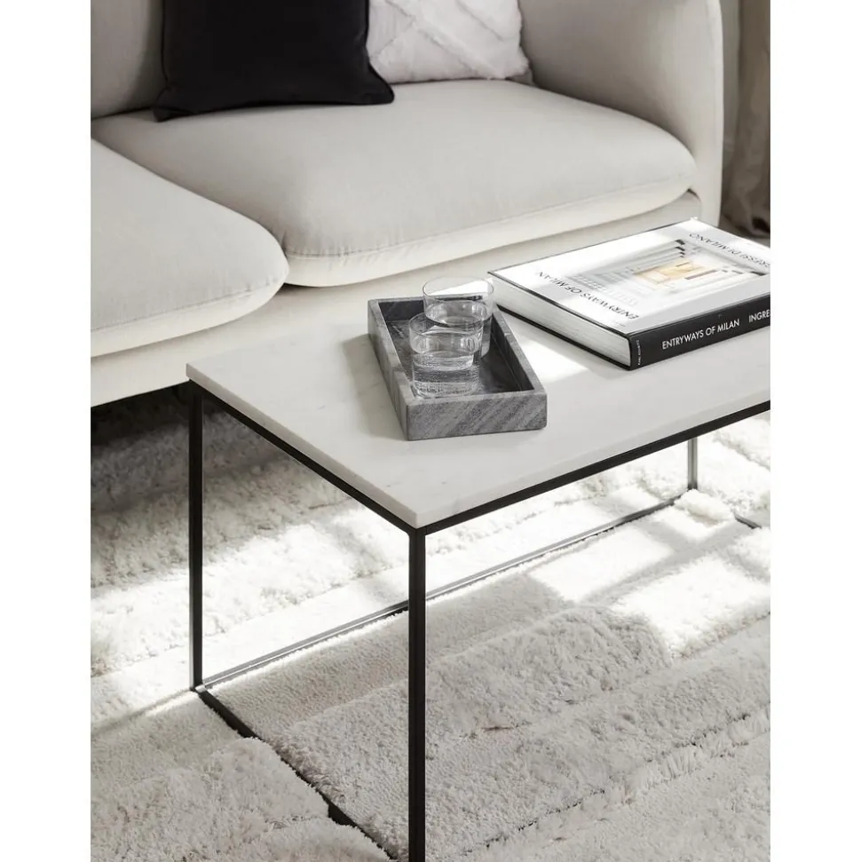 Tavolino Da Salotto In Marmo Alys