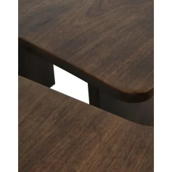 Tavolino Da Salotto Rotondo In Legno Di Mango Match 2 Pz