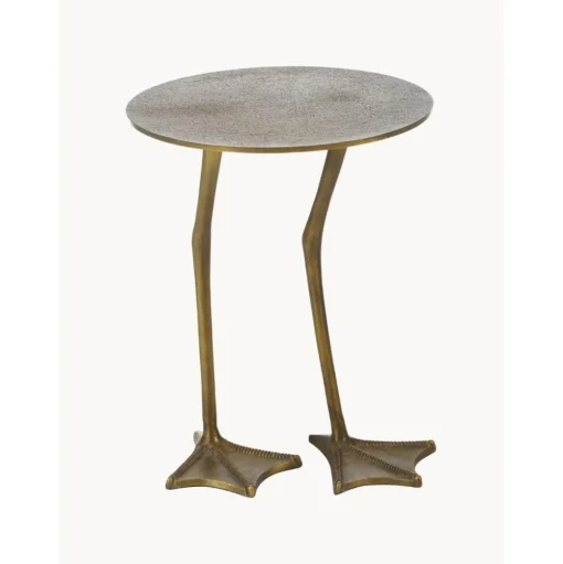 Tavolino Decorativo In Metallo Duck