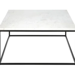 Tavolino Grande Da Salotto Con Piano In Marmo Alys