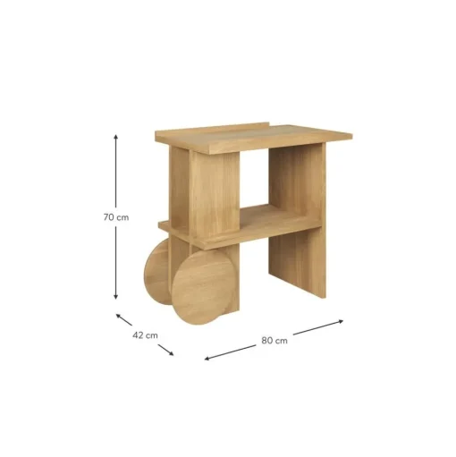 Tavolino In Rovere Axis