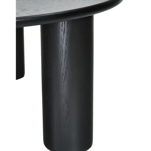 Tavolino Rotondo Da Salotto In Legno Di Quercia Didi