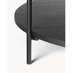 Tavolino Rotondo Da Salotto In Legno Renee