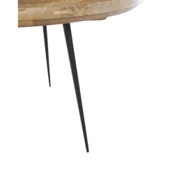 Tavolino Rotondo In Legno Di Mango Bowl