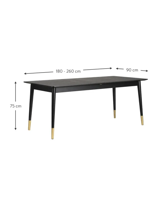 Tavolo Allungabile Fenwood, 180 - 260 X 90 Cm