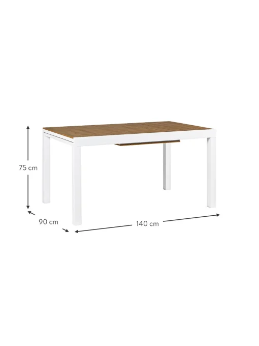 Tavolo Da Giardino Allungabile Elias, 140 - 200 X 90 Cm