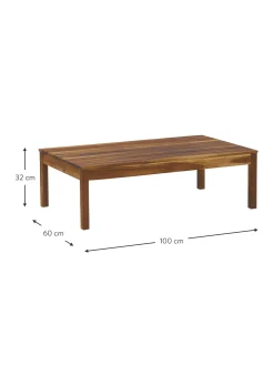 Tavolo Da Giardino In Legno Di Acacia Bo 100 X 60 Cm