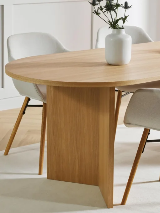 Tavolo Da Pranzo Ovale In Legno Toni, 200X90 Cm