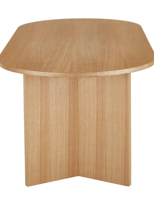 Tavolo Da Pranzo Ovale In Legno Toni, 200X90 Cm