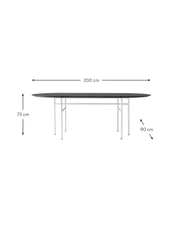 Tavolo Da Pranzo Ovale Snaregade, 210 X 95 Cm