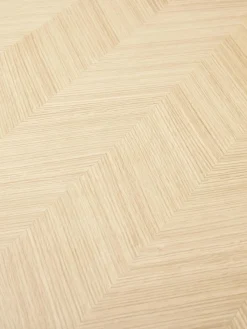 Tavolo In Legno Di Quercia Con Motivo Spina Di Pesce Herringbone, 200 X 100 Cm