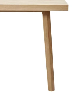 Tavolo In Legno Di Quercia Con Motivo Spina Di Pesce Herringbone, 200 X 100 Cm