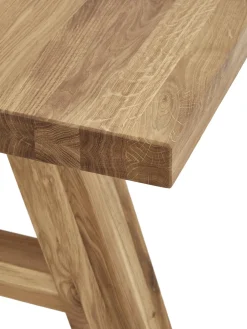 Tavolo In Legno Di Quercia Ashton, In Verie Misure
