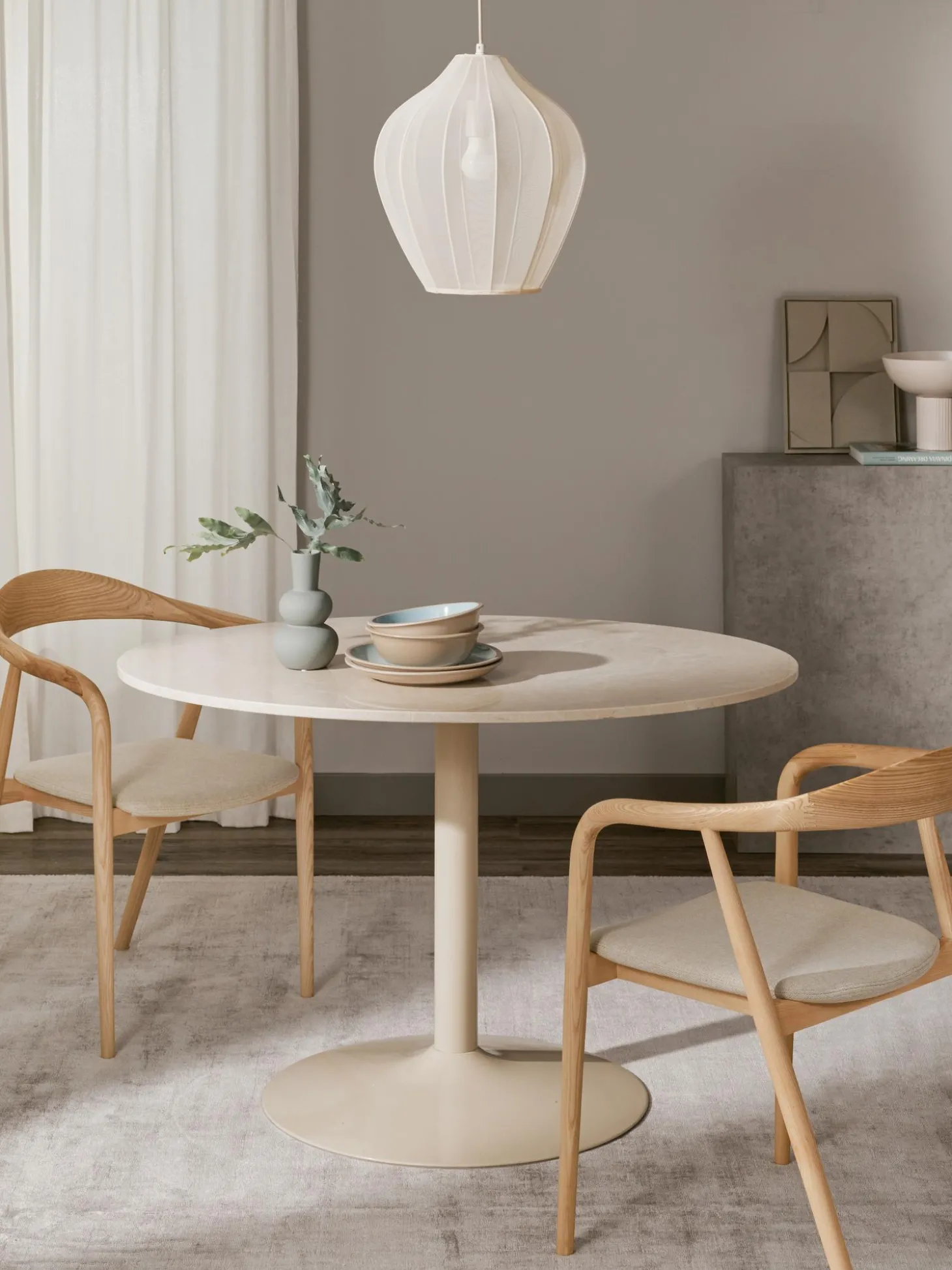 Tavolo Ovale In Marmo Miley, 120 X 90 Cm