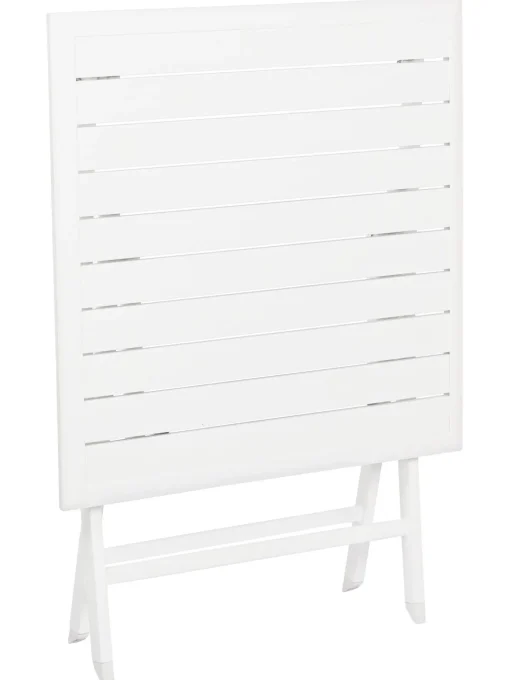 Tavolo Pieghevole Da Giardino Bianco Elin, 70 X 70 Cm