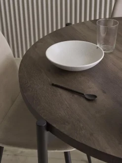 Tavolo Rotondo Con Sedie In Velluto Gilda, O 110 Cm