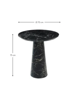 Tavolo Rotondo Effetto Marmo Disc