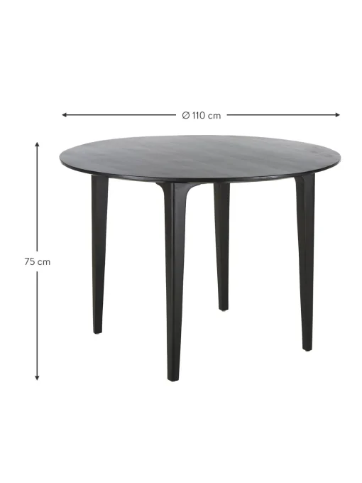 Tavolo Rotondo In Legno Di Mango Archie O110 Cm