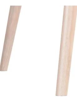 Tavolo Rotondo In Legno Di Quercia Bianco Lavato Yumi O 115 Cm