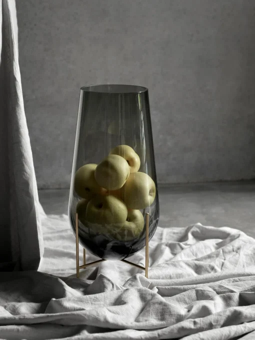 Vaso Da Terra In Vetro Soffiato Echasse