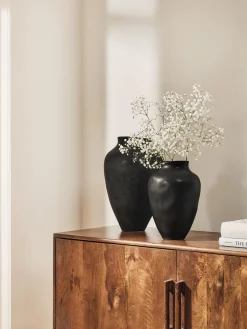 Vaso Fatto A Mano Nero Latona