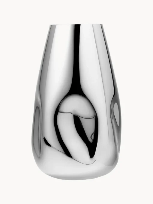 Vaso Grande In Vetro Soffiato Mirror