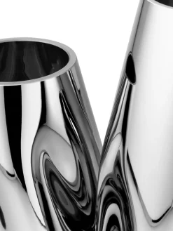 Vaso Grande In Vetro Soffiato Mirror