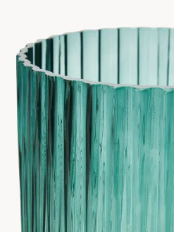 Vaso In Vetro Con Base In Metallo Lene