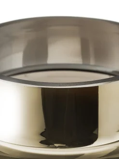 Vaso In Vetro Soffiato Con Riflessi Dorati Uma