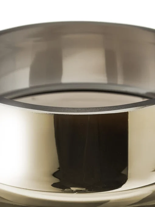 Vaso In Vetro Soffiato Con Riflessi Dorati Uma