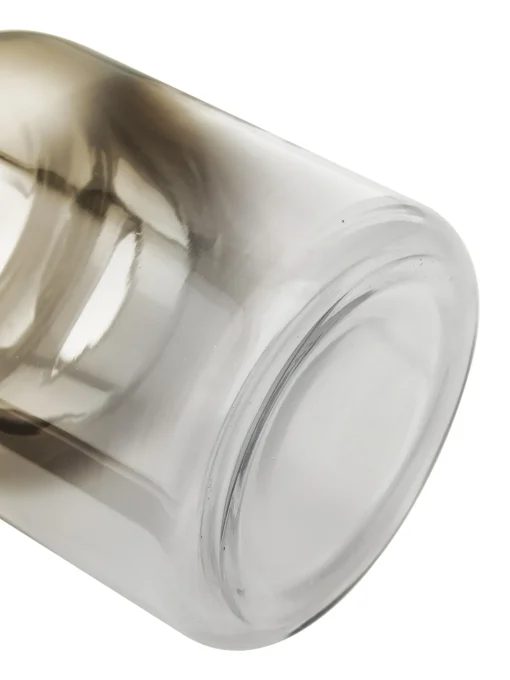 Vaso In Vetro Soffiato Con Riflessi Dorati Uma