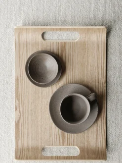 Vassoio Decorativo In Legno Wilo, Larg. 36 Cm