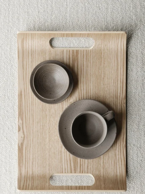 Vassoio Decorativo In Legno Wilo, Larg. 36 Cm